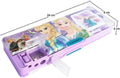 Disney Frozen Elsa & Anna Magnetic Pencil Box – Multifunctional Pop-Up School Case