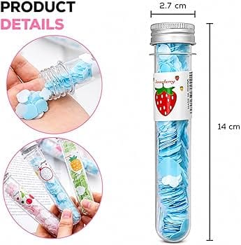 Mini Test-Tube Travel Paper Soap Sheets – Portable Scented Hand Washing Slices